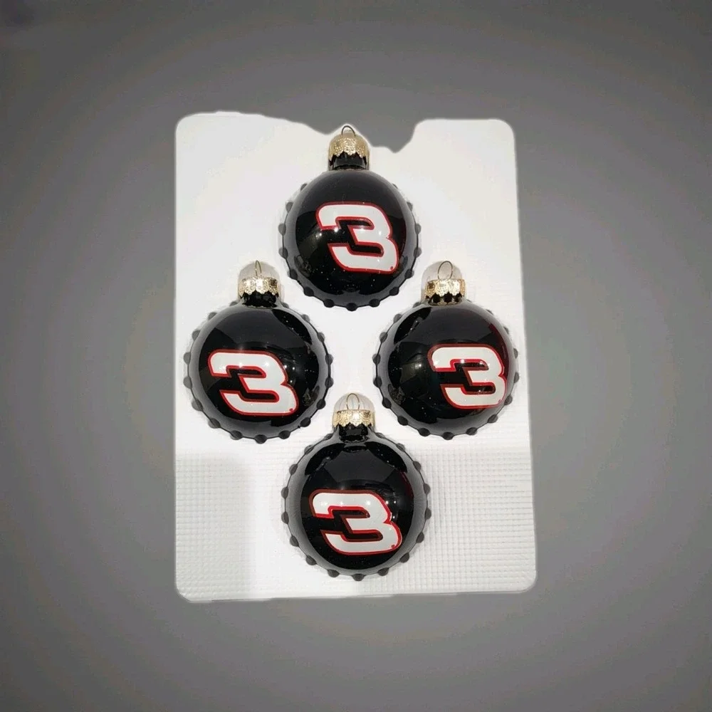 Vintage Dale Earnhardt Jr. #3 Nascar Ornaments From 2004